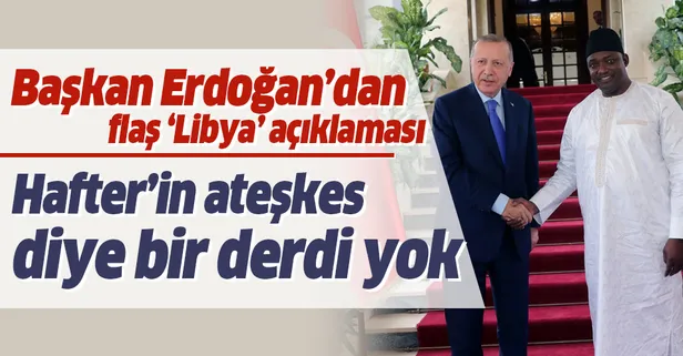 Başkan Erdoğan'dan Gambiya'da önemli açıklamalar