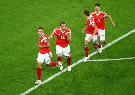 Rusya, A Grubu'ndaki ikinci maçında Mısır'ı 3-1 mağlup ederek 2'de 2 yaptı-1