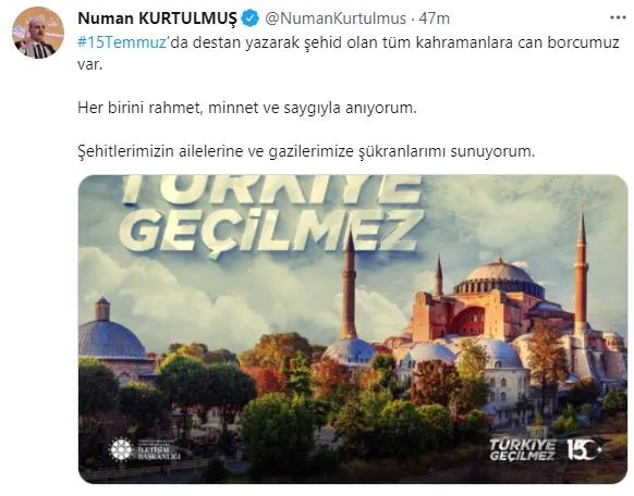 Siyasilerden şanlı direnişin 5. yılında 15 Temmuz mesajları-2
