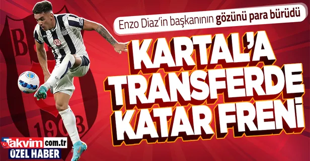 Kartal’a transferde Katar freni! Enzo Diaz’ın başkanı daha yüksek fiyata satmak istiyor