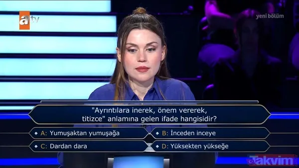 Kim Milyoner Olmak İster'de yarışmacının ilginç hikayesi geceye damga vurdu! Oktay Kaynarca şaştı kaldı: “Annem ve babamı boşadım” - 14