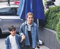 Pelin Karahan oğlu Ali Demir Güntay ile görüntülendi!