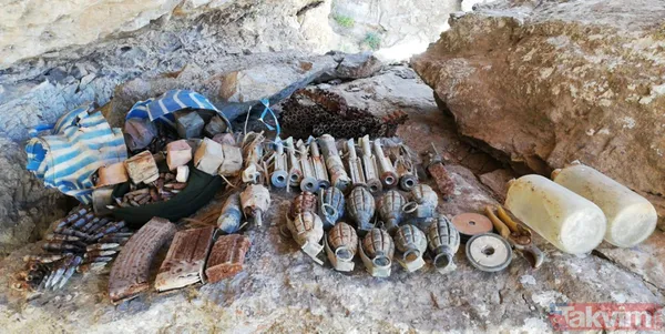 Şırnak'ta PKK'lı teröristlere ağır darbe! Cephanelik ele geçirildi - 8