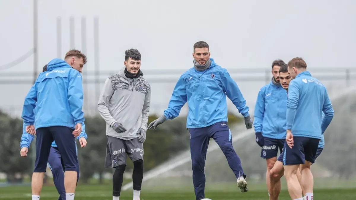 Trabzonspor'da Şenol Güneş sonrası ilk idman