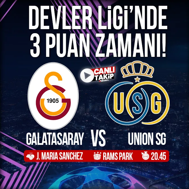 Galatasaray - Union SG | CANLI