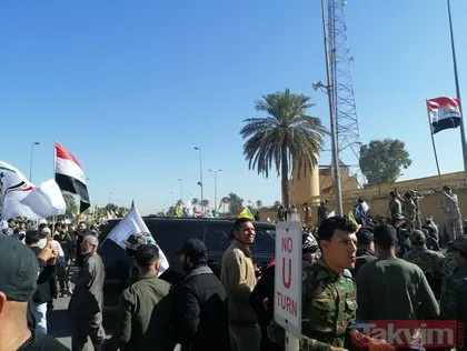 Son dakika haberi: Iraklı protestocular ABD’nin Bağdat Büyükelçiliği binasına girdi