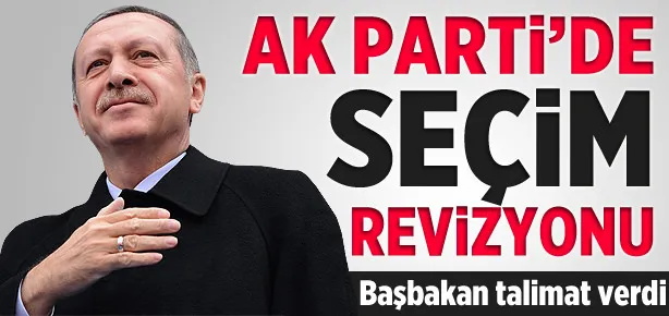 AK Parti’de seçim revizyonu