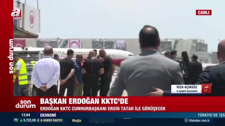 Başkan Erdoğan KKTC’de!