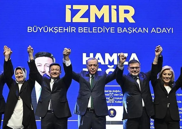 Başkan Erdoğan, İzmir Büyükşehir Belediye Başkan adayının Hamza Dağ