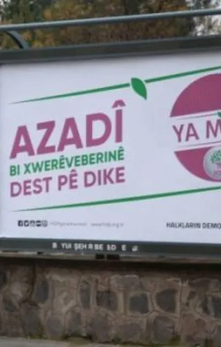 Zillet İttifakı'nın ortağı HDP'den özerklik afişi