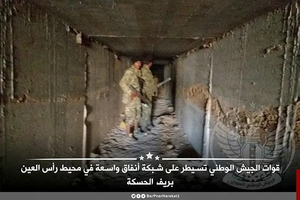 Barış Pınarı Harekatı’nda 6’ncı gün! Tel Abyad'da YPG paçavrası indirildi, Suriye Milli Ordusu bayrağı çekildi-1