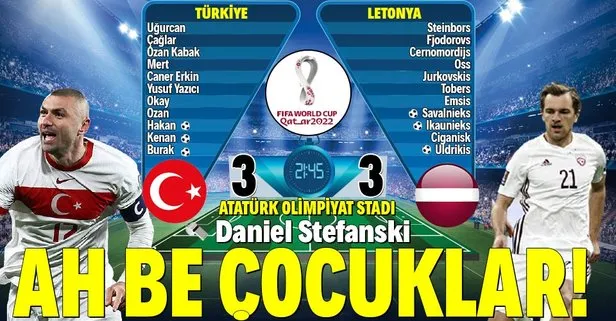 A Milli Takım, Letonya engeline takıldı! Türkiye 3-3 Letonya MAÇ SONUCU ÖZET