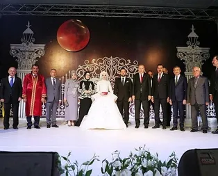 Başkan Erdoğan nikah şahidi oldu
