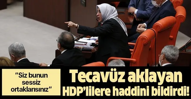 AK Parti Grup Başkanvekili Özlem Zengin HDP’lilere haddini bildirdi: Siz bunun sessiz ortaklarısınız