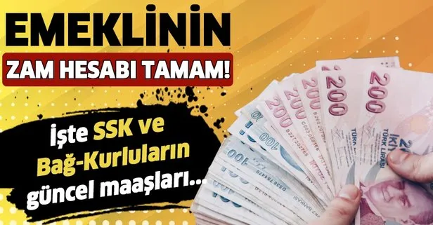 Emeklinin zam hesabı tamam