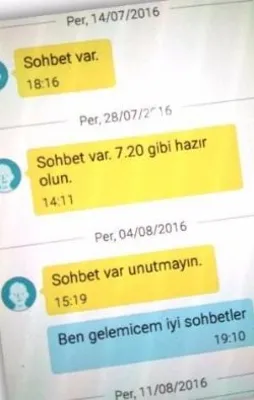 Darbe girişimi sonrası da toplantılara devam edilmiş!