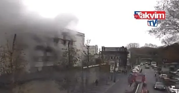Son dakika! Çırağan Sarayı'nda yangın çıktı