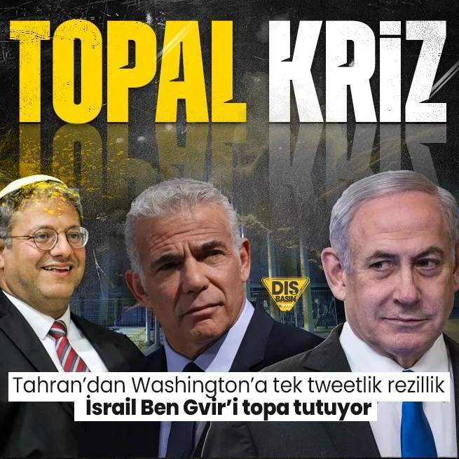 Ben Gvir Tel Aviv’e ‘topal’ dedi Tahran’dan Washington’a alay konusu oldu! İsrail basını suçu Netanyahu’ya attı: Cüzzam adasına sürgün edilmeli