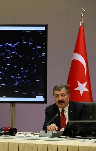 Sağlık Bakanı Fahrettin Koca duyurdu: İşte il il Türkiye'nin Kovid-19 yoğunluk haritası