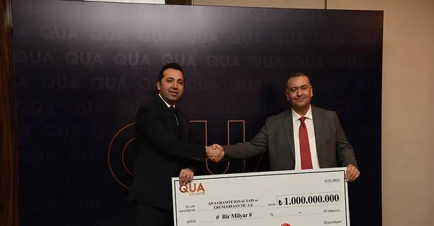 QUA Granite’ten 1 milyar TL’lik rekor satış