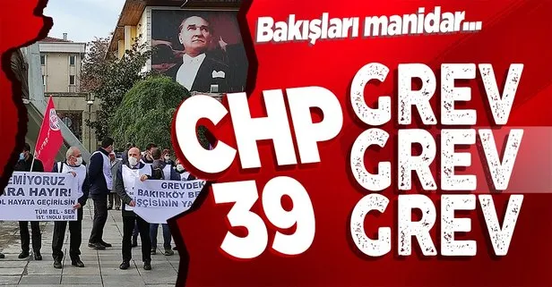 CHP’li Bakırköy Belediyesi işçileri grevlerinin 39. gününde: Lafla peynir gemisi yürümüyor