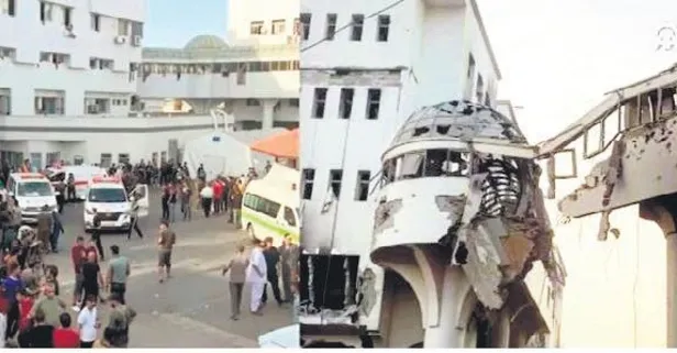 İsrail Gazze'nin en büyük sağlık kompleksi Şifa Hastanesi'ni yerle bir etti