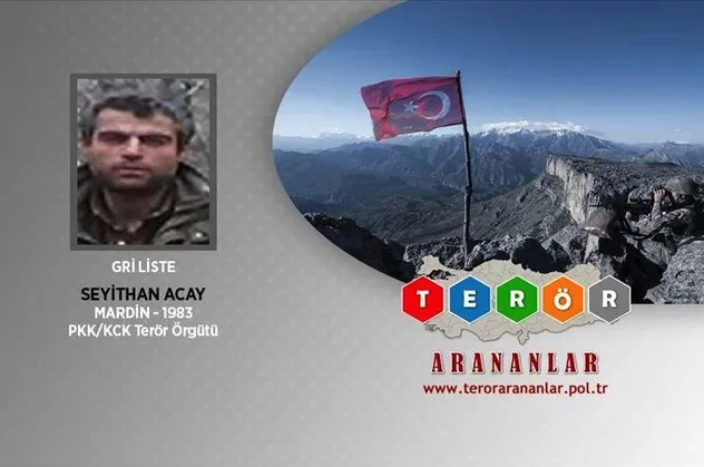 Gri listedeki hain öldürüldü