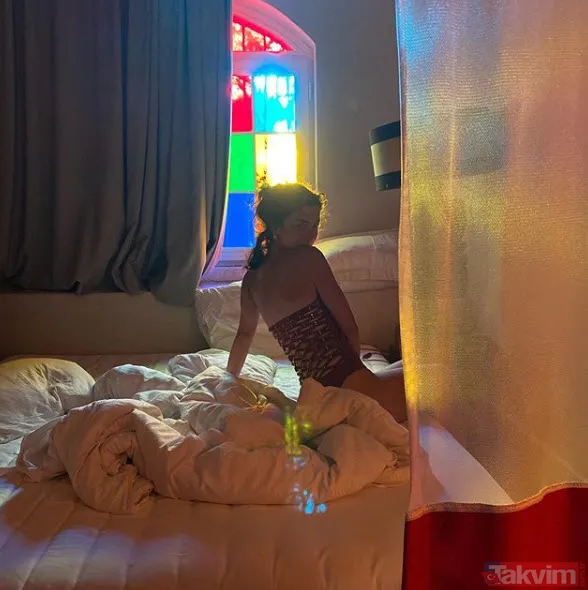 Merve Boluğur'a Burak Dayı aşkı yaradı! Göğüs dekolteli Merve'yi görenler dönüp bir daha baktı - 7