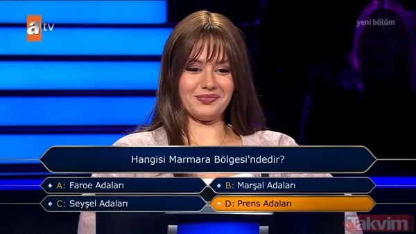 ATV'nin sevilen yarışması Kim Milyoner Olmak İster’de yarışmacının telefon jokeri kullandığı soru şaşırttı - 8