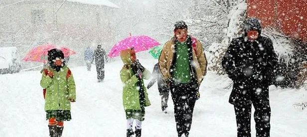 Dikkat! Bu illerde okullara kar tatili