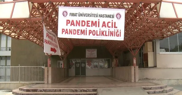 Elazığ’da pandemi polikliniği, vakaların azalması nedeniyle 4 servisinden ikisini kapattı!