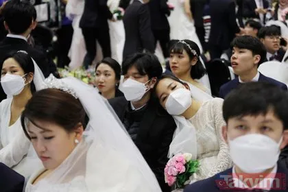 Güney Kore’deki toplu tarikat düğününe koronavirüsü korkusu damgasını vurdu