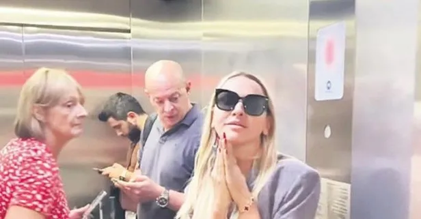 Hadise’yi sinirlendiren soru! Ben havaalanında konuşmayı sevmiyorum