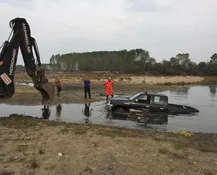 Maceracı gencin ‘off road’u serin sularda bitti