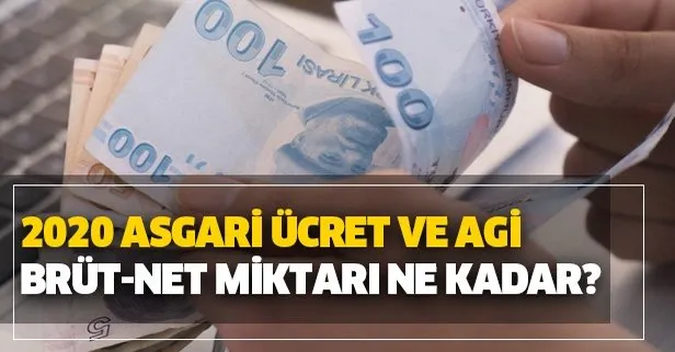 Zamlı maaşlar için geri sayım! Brüt net Asgari ücret ve AGİ 2020 yılında ne kadar oldu?