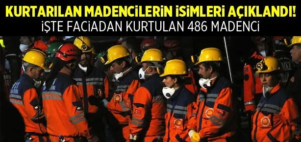 O işçilerin isimleri açıklandı!