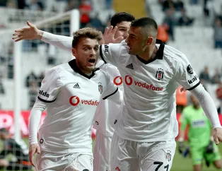 Beşiktaş - Alanyaspor maçından kareler