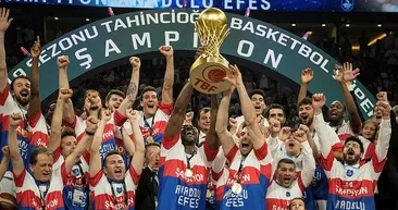 Anadolu Efes şampiyon oldu! Anadolu Efes - Fenerbahçe Beko maçından kareler