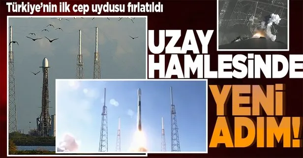 Uzay hamlesinde yeni adım! Türkiye’nin ilk cep uydusu fırlatıldı