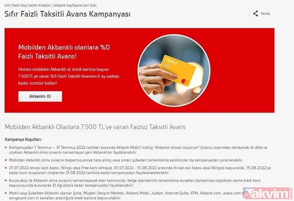 Nakit ihtiyacı olanlar bayram etti! 0 FAİZLİ KREDİ kampanyası! TC'nizi girin 5.000-7.500 TL'yi anında çekin! İş Bankası, ING Bank, Yapı Kredi... - 2
