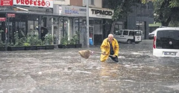 Başkenti sağanak vurdu: Yağış hayatı durdurdu!