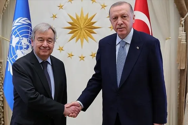 Başkan Erdoğan'dan Ukrayna diplomasisi: BM Genel Sekreteri Guterres ile görüştü
