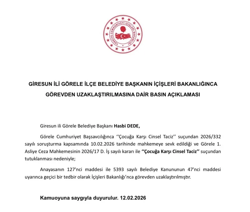 Tacizci CHP'li hem kodese girdi hem koltuğu gitti! Görele Belediye Başkanı Hasbi Dede görevden uzaklaştırıldı-3