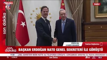 Başkan Erdoğan NATO Genel Sekreteri Mark Rutte ile görüştü