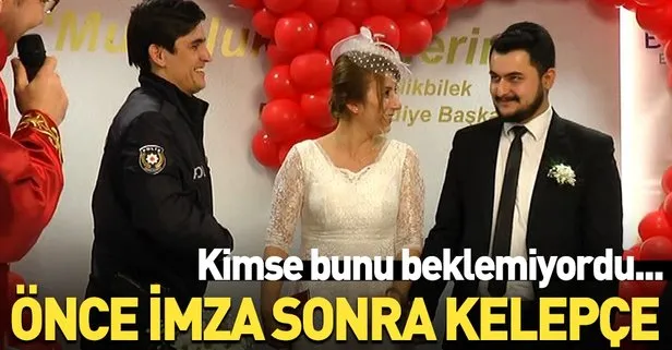 Önce imza sonra kelepçe