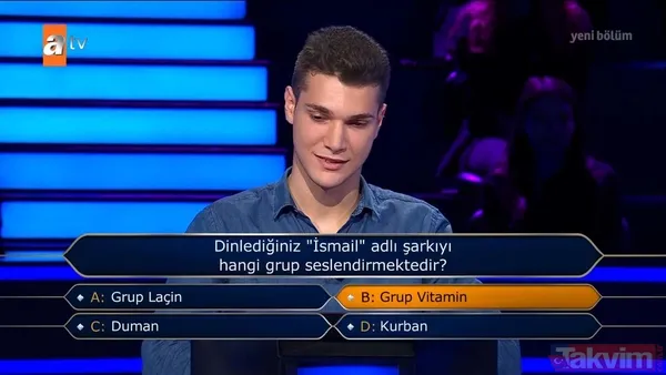 Kim Milyoner Olmak İster'e damga vuran Türkçe sorusu: Hangisi TDK sözlüklerinde tanımı olan bir ifade değildir? - 21