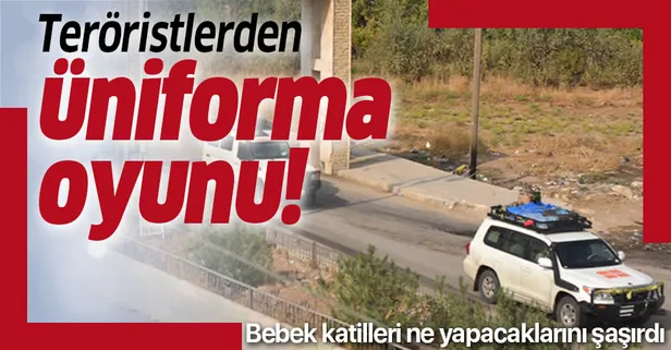 YPG'li hainler yine oyun peşinde! Bu sefer de üniforma giyerek...