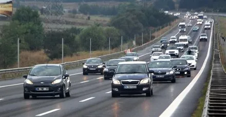 TEM'in Bolu geçişinde bayram yoğunluğu