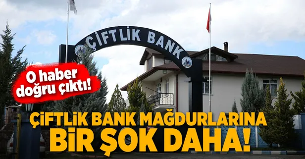 Çiftlik Bank mağdurlarına bir şok daha!