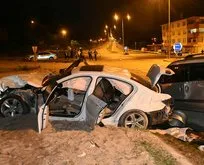 Edirne’de ticari araçla otomobil çarpıştı! 4 yaralı